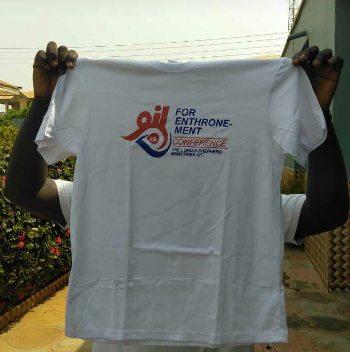 SHEPHERDITES's tweet photo. You need one for this year’s Oil for Enthronement Conference 2019
#OFEC2019
#TheGodOfMiracles
@TheWonderCity https://t.co/jR0LBcbLzs