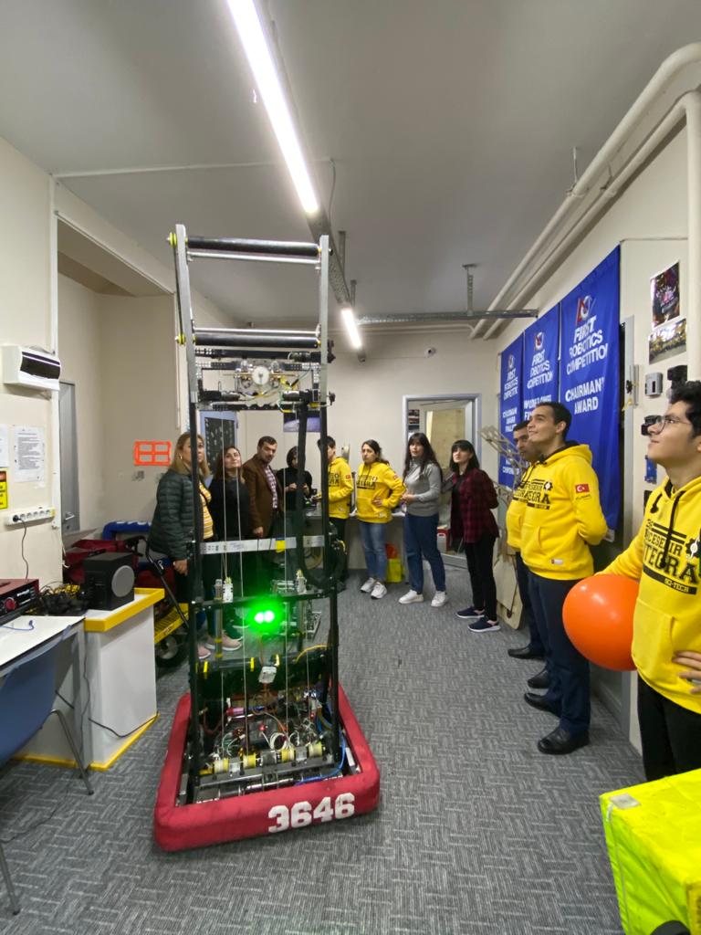 FRC_Integra3646's tweet photo. We have provided information on STEM &amp; FIRST to the teachers whom are appointed by Azerbaijan Ministry of Education. 
For an FTC team to be established in their country furtherly, we will be distributing parts and mentoring their students regarding robotics. https://t.co/owFaPonFm7