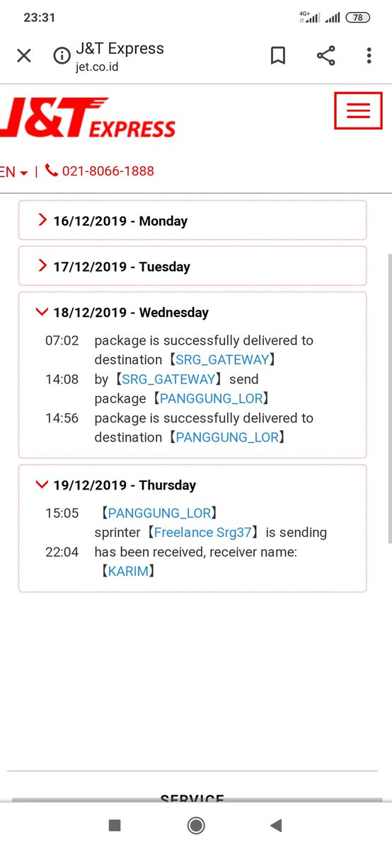 aafirmans's tweet photo. @jntexpressid sya beli 3 paket paket
Jp5042561270
Jp8195945810
Jp1211575808
Semua diterima an "karim"
Karim itu siapa?
Mohon info no kurir nya untuk konfirmasi https://t.co/C0SUVeSA0P