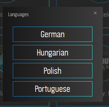 MapbanGG's tweet photo. Thanks to @PachecoAdriana7 we now offer #Portuguese as language.
We also needed to change the way you can select the shown language.
#MapbanGG #Esport #Mapveto #Mapban #WeLoveCasters #Esports https://t.co/lLYvhxkjhJ