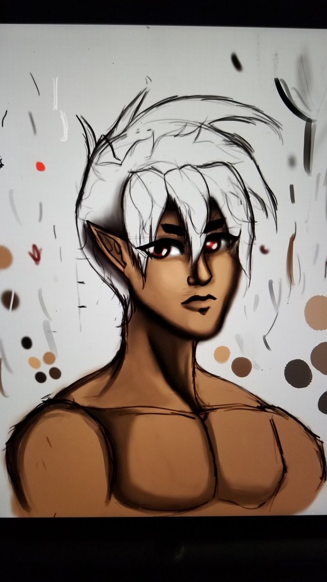 TheShadowVeil's tweet photo. Getting back into rendering. #digital #digitalart #digitalpainting #digitalrender #rendering #digitalpainting #digitalpaintings #fantasy #fantasyart #fantasywork #darkelf #fantasyrender #coloring #ipad #ipadart #procreate #illustration #illustrations https://t.co/XmseuVZ9q3