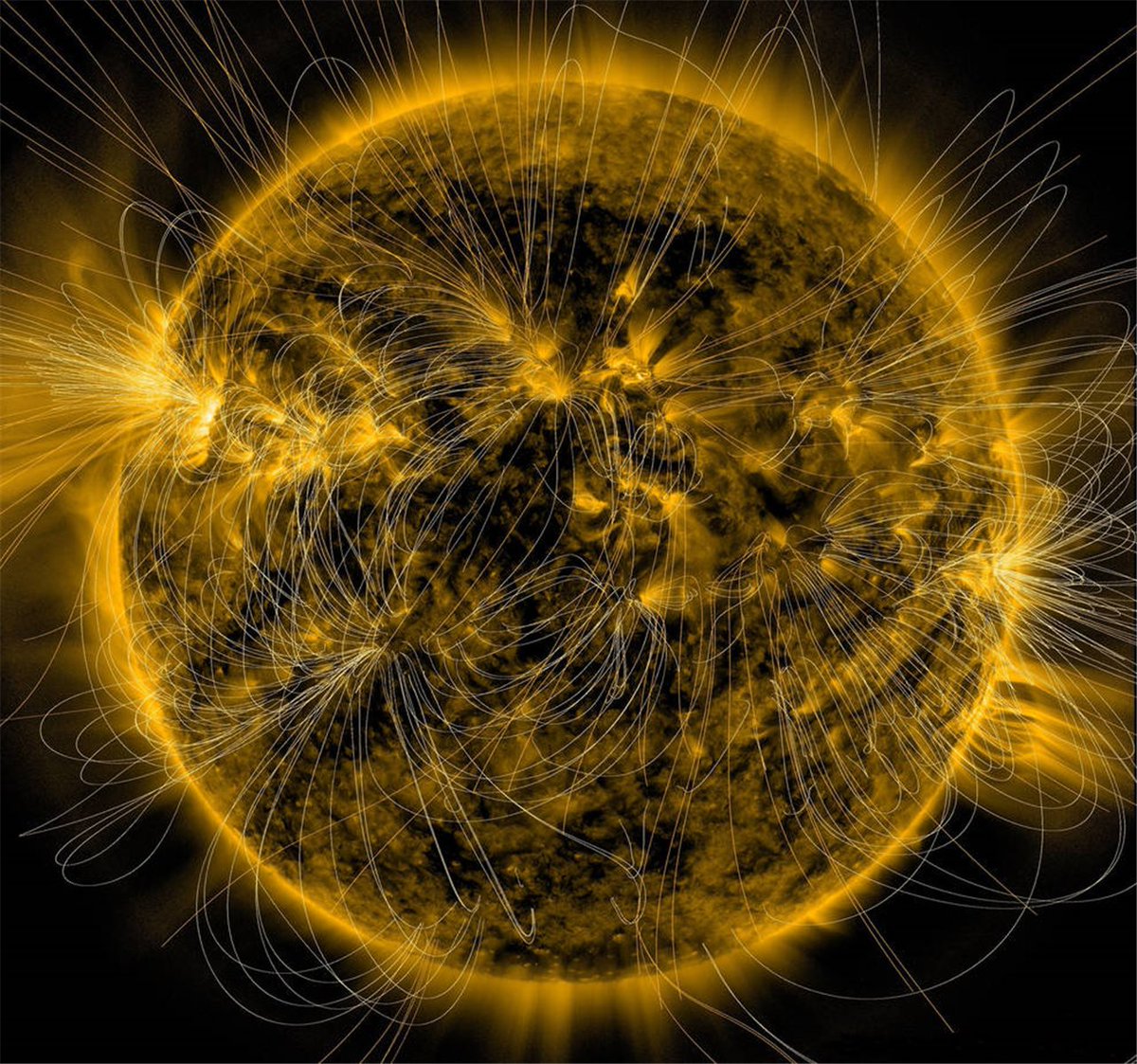 EddyWarman's tweet photo. Científicos del Observatorio de #Dinámica Solar de la @NASA descubrieron una #protuberancia que alteró el #CampoMagnético del sol, esto tras meses de #observación de este fenómeno originado en 2013

Vía RT https://t.co/0CXAoHU4vi