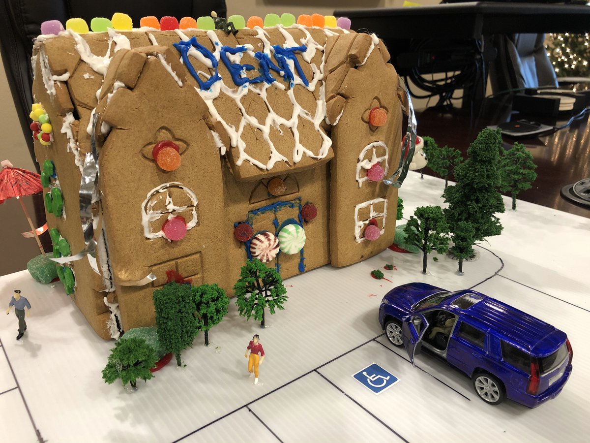 DENTInstruments's tweet photo. At DENT, we build power meters...but, that's not all we build! This year, we held a #gingerbread competition &amp; each department crafted a unique creation out of edible items (&amp; maybe some other things...*cough* Engineering). Which is your fave? #cheer #happyholidays #starwars https://t.co/48gbDznBW5
