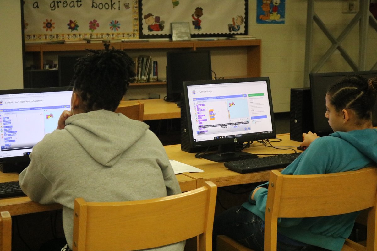 ltms_library's tweet photo. More from LTMS Hour of Code! #ReadyToCode, #CSFirst, #CodeYourHero, @googleforedu @alalibrary https://t.co/wweoEgl36f
