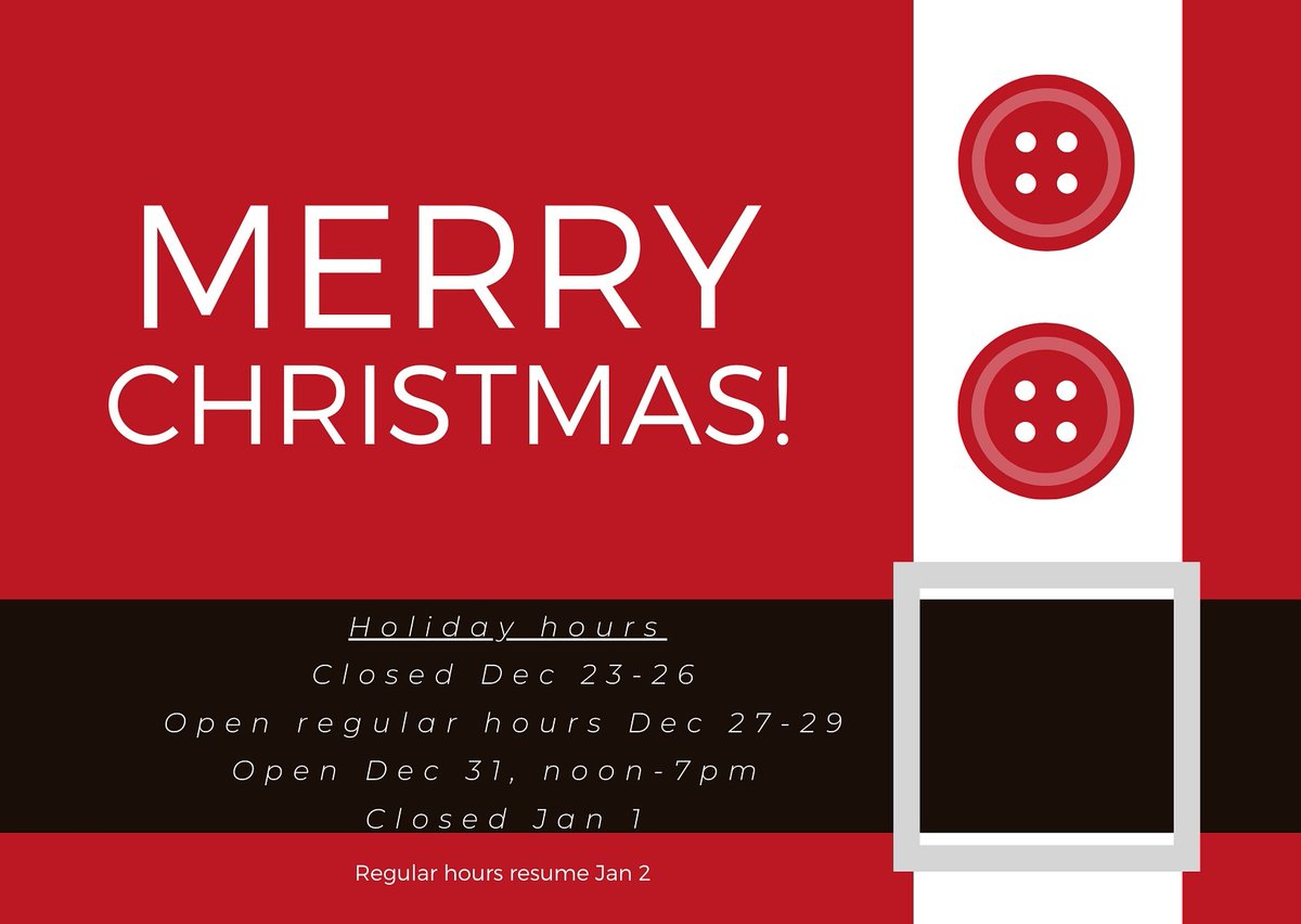 And don't forget about our week-long special on In the Red IPA - 64 oz growler fills for $10, and pints for $5! 🎄🎁