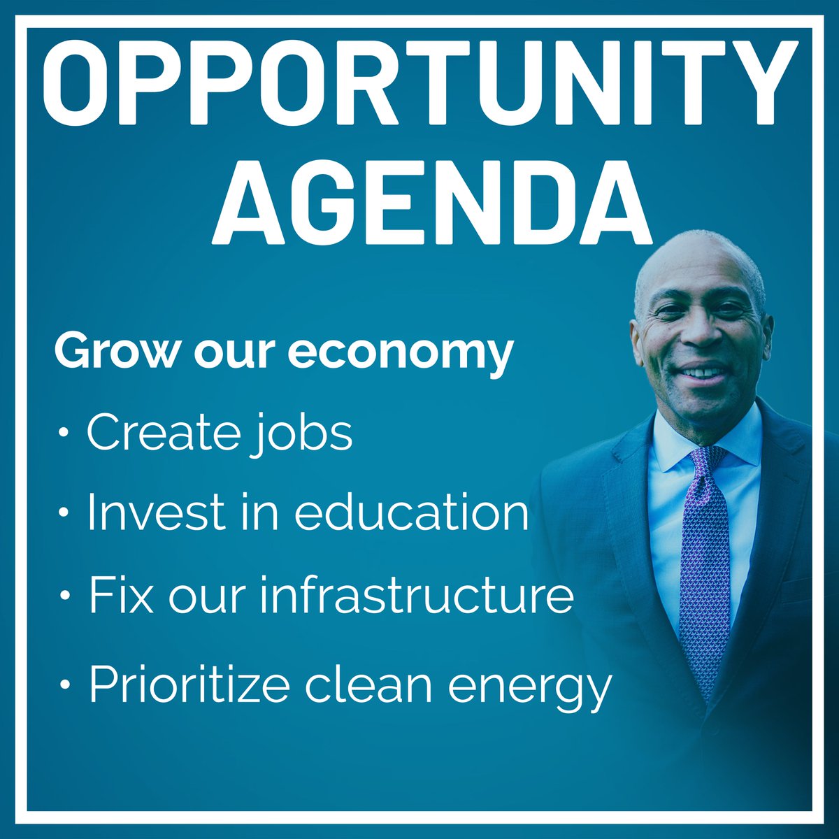 DevalPatrick's tweet image. We need an Opportunity Agenda to grow our economy, create better jobs, create wealth for more people in more places, and create national wealth to reduce the national debt.