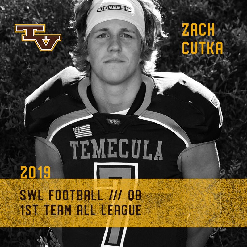 Temecula Valley Football (@tvhsbearsfb) on Twitter photo 1st Team All Southwestern League QB @Zachru1es7 ran point on our offense which averaged 31 points per game. #TVBearRaid <a href="/TvhsGbtv/">Golden Bear TV</a> <a href="/TvhsUpdates/">Golden Bears</a> <a href="/tvhs_athletics/">TVHS Athletics</a> <a href="/TVUSD/">Temecula Valley USD</a> 1st Team All Southwestern League QB @Zachru1es7 ran point on our offense which averaged 31 points per game. #TVBearRaid <a href="/TvhsGbtv/">Golden Bear TV</a> <a href="/TvhsUpdates/">Golden Bears</a> <a href="/tvhs_athletics/">TVHS Athletics</a> <a href="/TVUSD/">Temecula Valley USD</a>