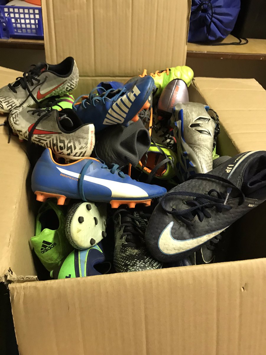 Mr_ODonnell27's tweet photo. Thank you to @WallsendBoysFC and @_MCFoundation for the boots that they have kindly donated for our children ☺️⚽️ https://t.co/w1uPQrqPJA