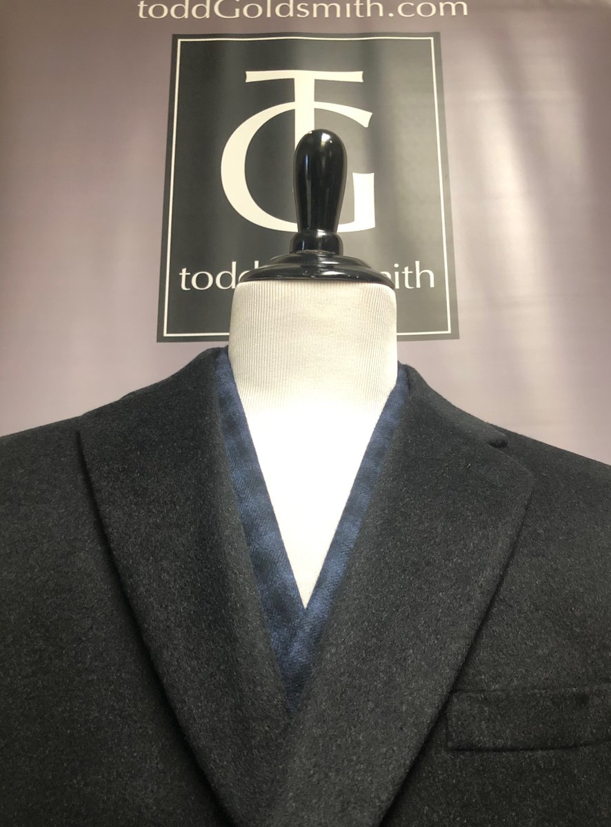 USClothier's tweet photo. Delivering this topcoat today. It's an easy way to look well dressed while feeling comfortable.
#TGCustom #TopCoat #Wool #Angora #ColderWeather #Layered #FunctionalButtonholes #ContrastStitching https://t.co/INKtYxrmWU