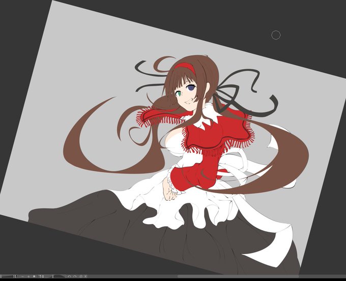 ゲームだけじゃなくて一応絵も描いてるんだよっていう進捗 