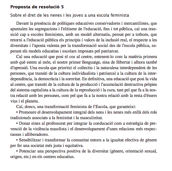 cupnacional's tweet photo. 🔴 El @parlamentcat ha aprovat la proposta de la CUP on s'insta al @govern a eliminar pel curs 2020-2021 els concerts educatius amb totes les escoles que segreguin per sexe https://t.co/yXZ9atc0wu
