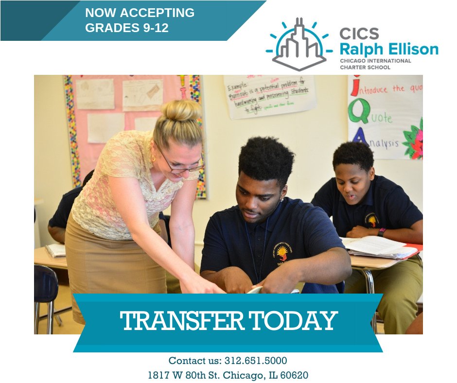 ellisonlions's tweet photo. GoCPS has closed but we are still accepting 9-11th grades! Apply now and become a Lion today! #GoCPS #RalphEllison #ChicagoStudents #JoyfulProblemSolvers https://t.co/RlIZ0SMz8s