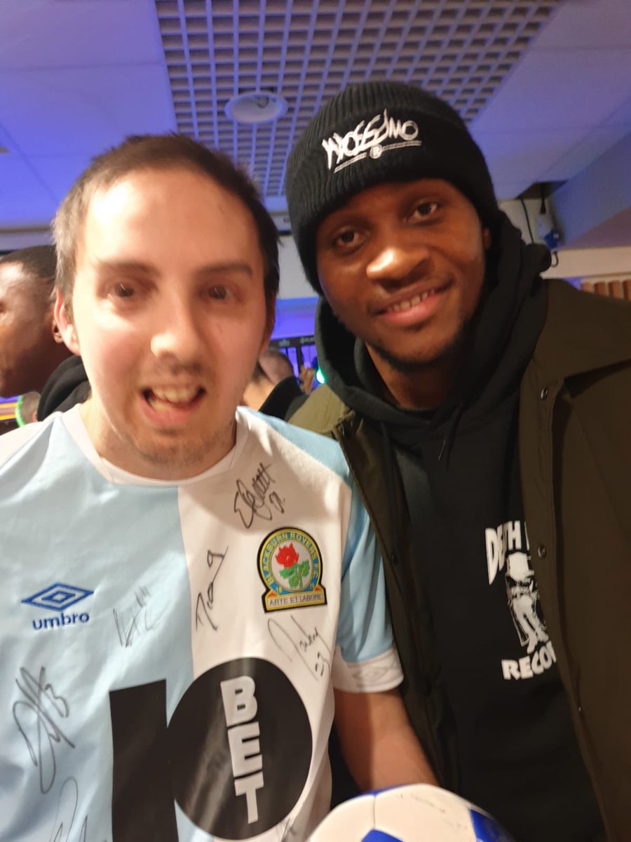 PurplePatch_CiC's tweet photo. Our Shakil at the @rovers supporters party. One of the biggest Rovers fans out there. 

#PurplePatchPartners #Disability #Empowerment #BlackburnRovers #Support #Football 

To see more >>> https://t.co/UfBT8GZdMc https://t.co/7oVpbMp05w