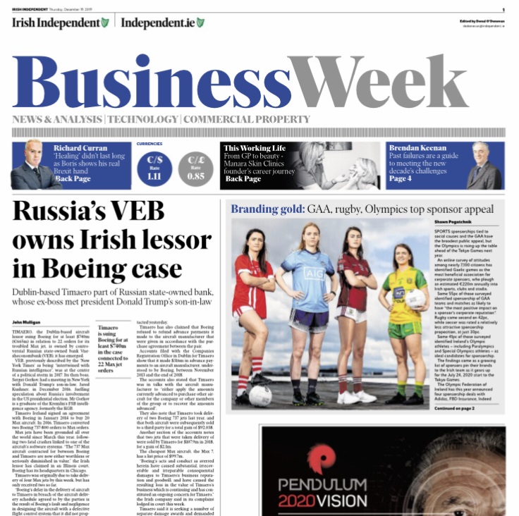 GField17's tweet photo. Great coverage for Reptrak results today in the Irish Indo. Olympic Sponsors look set to benefit the most in what will be an incredible year ahead for Irish sport. Read more here: 👉 https://t.co/HShCqqWanM https://t.co/lJkMj91K6e