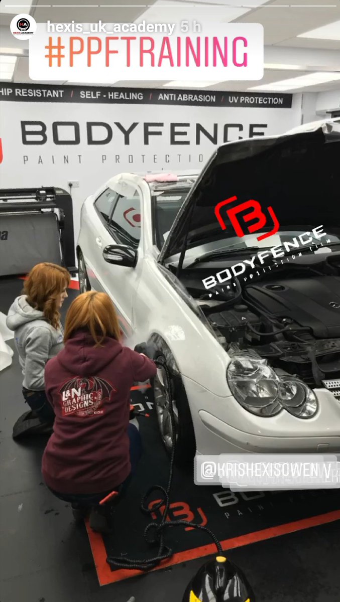 natashatressler's tweet photo. Awesome day learning the Bodyfence Paint Protection Film system with Larissa at #HexisAcademy UK

👉 Find out more at @LNGraphicDesign 👈

@HexisUKLtd #Hexis #PaintProtection #PaintProtectionFilm #PPF #Bodyfence #HexisAcademy #lngraphicdesigns #customsignage #vehiclewraps #wraps https://t.co/QW8duFTakm