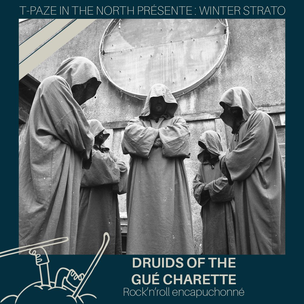 T_Paze's tweet photo. On continue avec le line-up avec :

🚀 Druids of the Gué Charette🚀

Les influences des Druides se situent du côté de Black Sabbath, des Black Angels, des Black Lips et de tout un tas d'autre groupes dont les noms commencent par "Black".

❄️ Résa en bio ❄️

Photo ©Richard Bellia https://t.co/XLZ4ji2UCc
