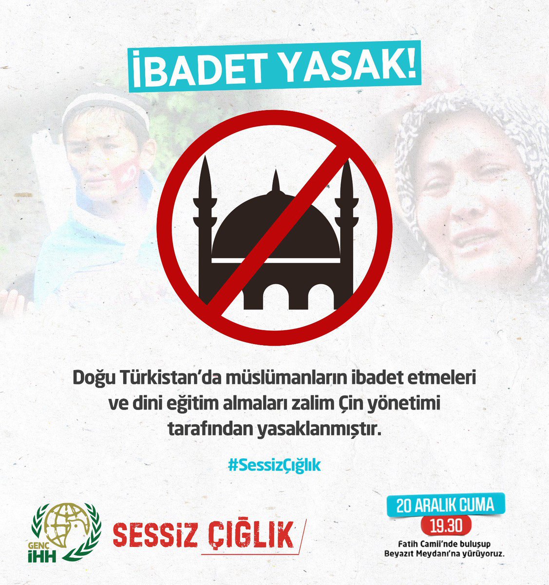 ilhan611661's tweet photo. -Doğu Türkistan’da genç kızlar Çinli erkeklerle zorla evlendiriliyor ve birçoğu ahlak yoksunu Çinli bazı askerler tarafından tacize uğruyor. #SessizÇığlık https://t.co/zp2hK3vV9V