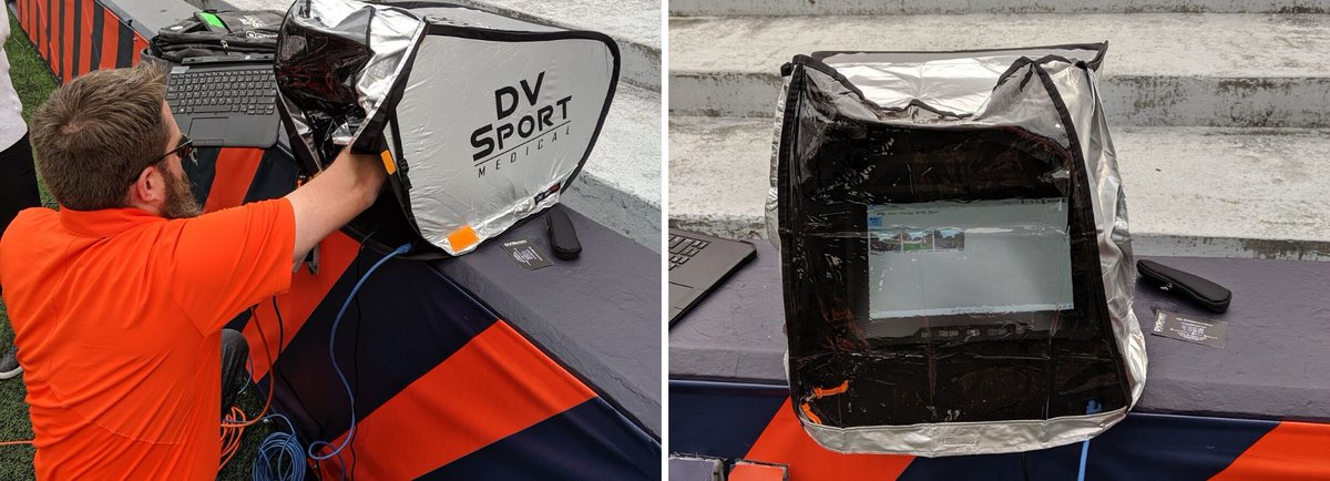 TechServicesIL's tweet photo. Tech Services teamed up with Illini Sports Tech to bring a state-of-the-art medical replay system to Memorial Stadium🏈
“The tech can take a closer look at an injury to check for concussions, which is an important concern for our student athletes.”
➡️https://t.co/ipycShkftx https://t.co/l3g1JKsF9D