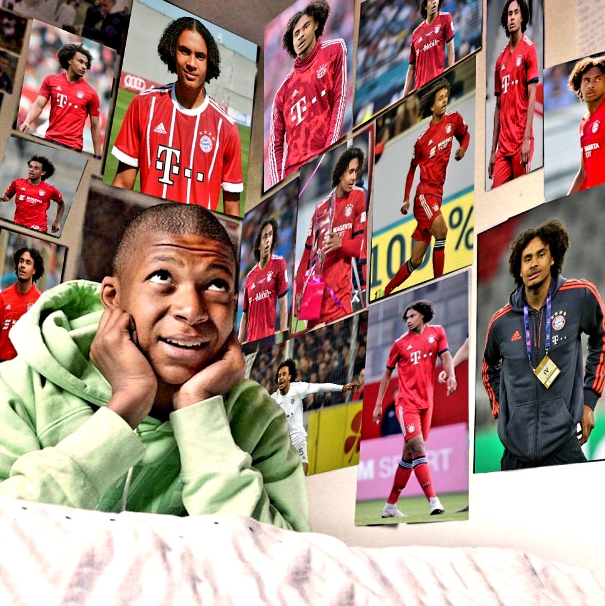 Marko On Twitter Throwback To 2013 When A 14 Year Old Kylian Mbappe Had Posters Of His Idol Joshua Zirkzee Hanging In His Room