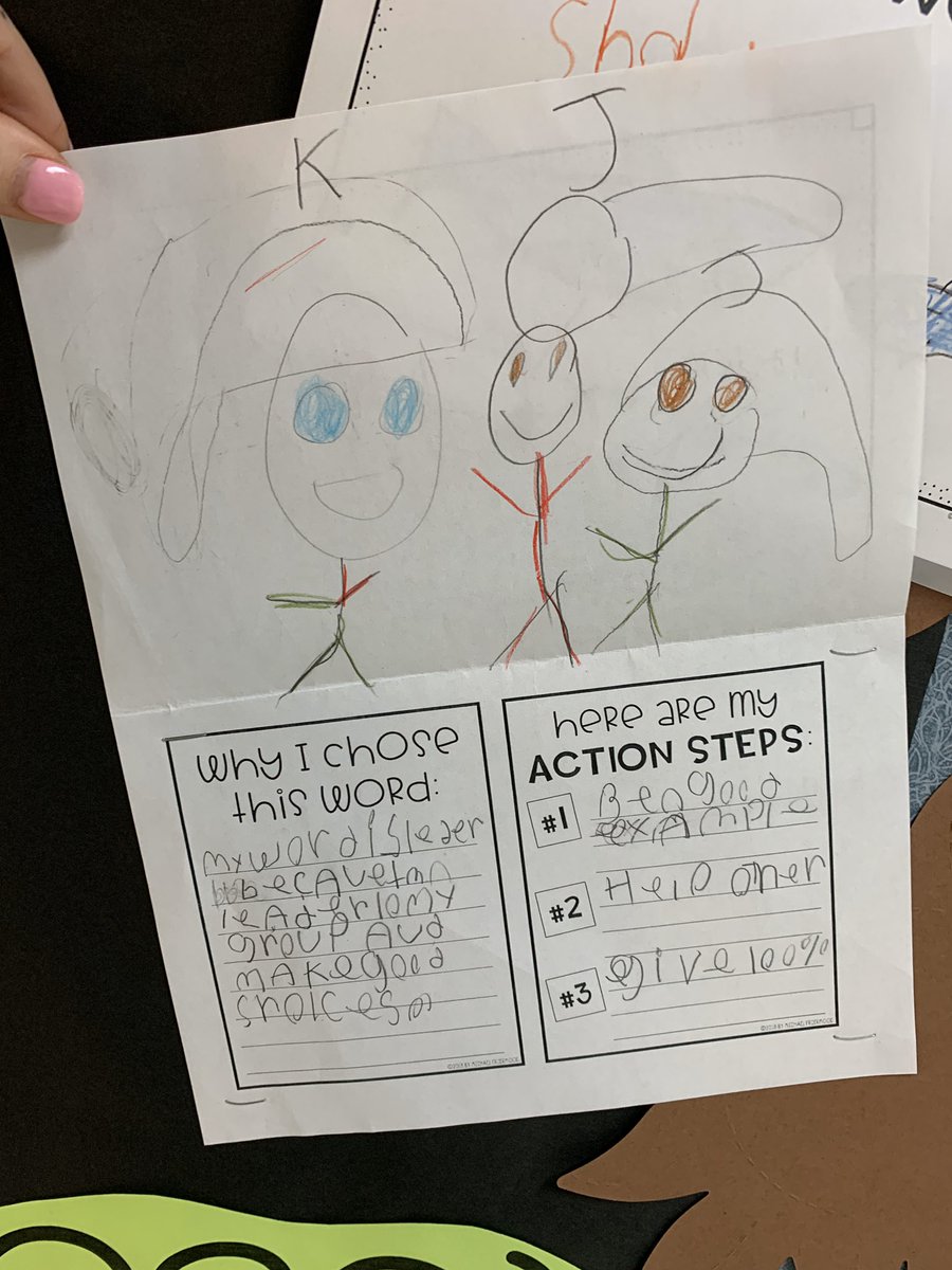 Word goals for 2020! <a href="/ElementaryMJ/">MJ Miller Elementary</a> special education class is going GREAT PLACES!