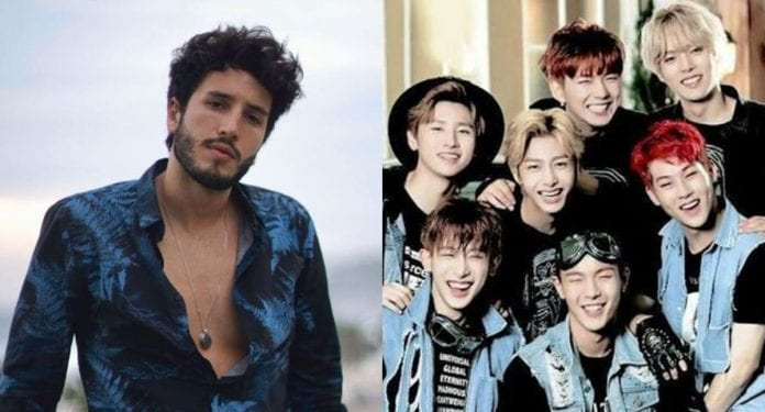 ElNacionalWeb's tweet photo. #ENEntretenimiento Sebastián Yatra incursiona en el K-pop con una colaboración con Monsta x https://t.co/XsYsK4EJcZ https://t.co/KFvHNmIApl