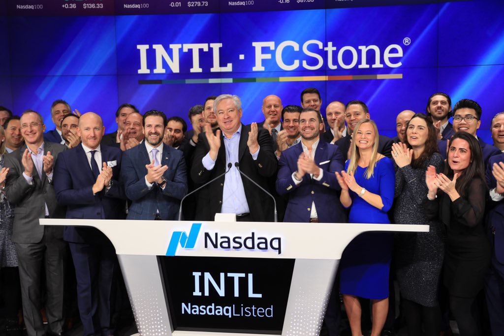 Thank you for having us <a href="/Nasdaq/">Nasdaq</a> ! What a great way to end a record year and @INTLFCStone 25th listing anniversary. 👏🏼👏🏼 $INTL