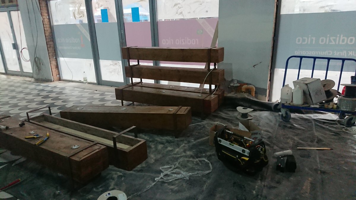 ELMATelectrical's tweet image. Lights instalation in restaurant (Coventry)