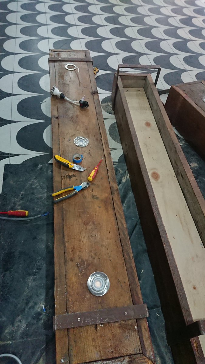 ELMATelectrical's tweet image. Lights instalation in restaurant (Coventry)