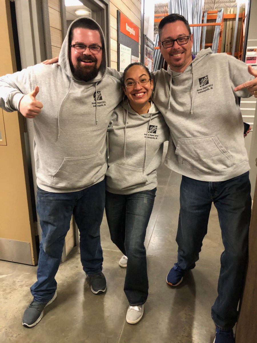 We love our Company, our store and most of all our team! Triplets with our custom made HD sweatshirts!!! Merry Christmas!  🎄 <a href="/TorresGenelin/">Genelin Torres</a> <a href="/KyleWiles1/">Kyle Wiles</a> @joshlibby1 <a href="/HDsouthportIN/">Southport Home Depot</a> <a href="/BPlantenberg/">Brody Plantenberg</a> <a href="/InoUsquiano/">Inocencio Usquiano</a> <a href="/GeoffBinionTHD/">Geoff Binion</a>