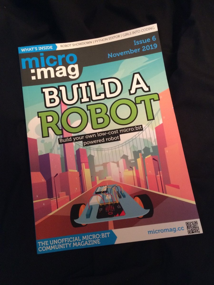 ZbitConnect's tweet photo. ...I've just received my printed copy of @micro_mag issue 6! Thanks! micro:mag is the unofficial magazine for the #microbit created by the community! @microbit_edu @biglesp @raspikidd @all_about_code @whaleygeek #BBCmicrobit https://t.co/KuOjhrsAg4