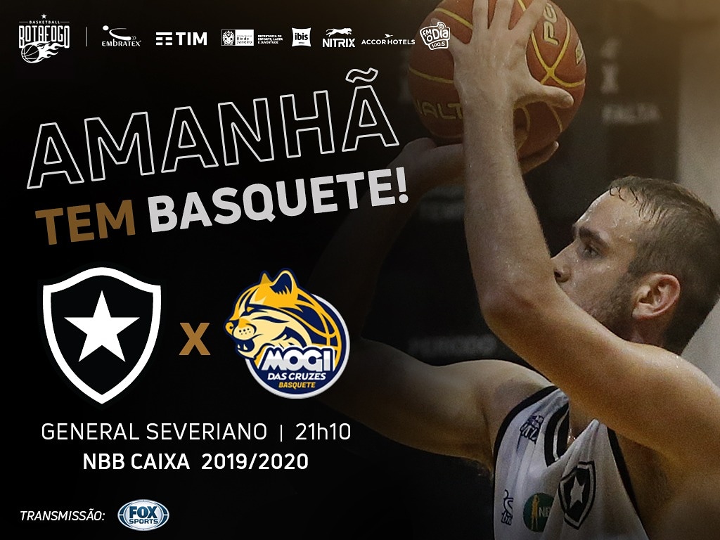 Botafogo's tweet photo. Amanhã é dia de #cestar com o basquete do FOGÃO em General Severiano!🏀 #NoutrosEsportesTuaFibraEstáPresente

🎟️ R$ 10 (meia-entrada) https://t.co/hyUD28m8UW