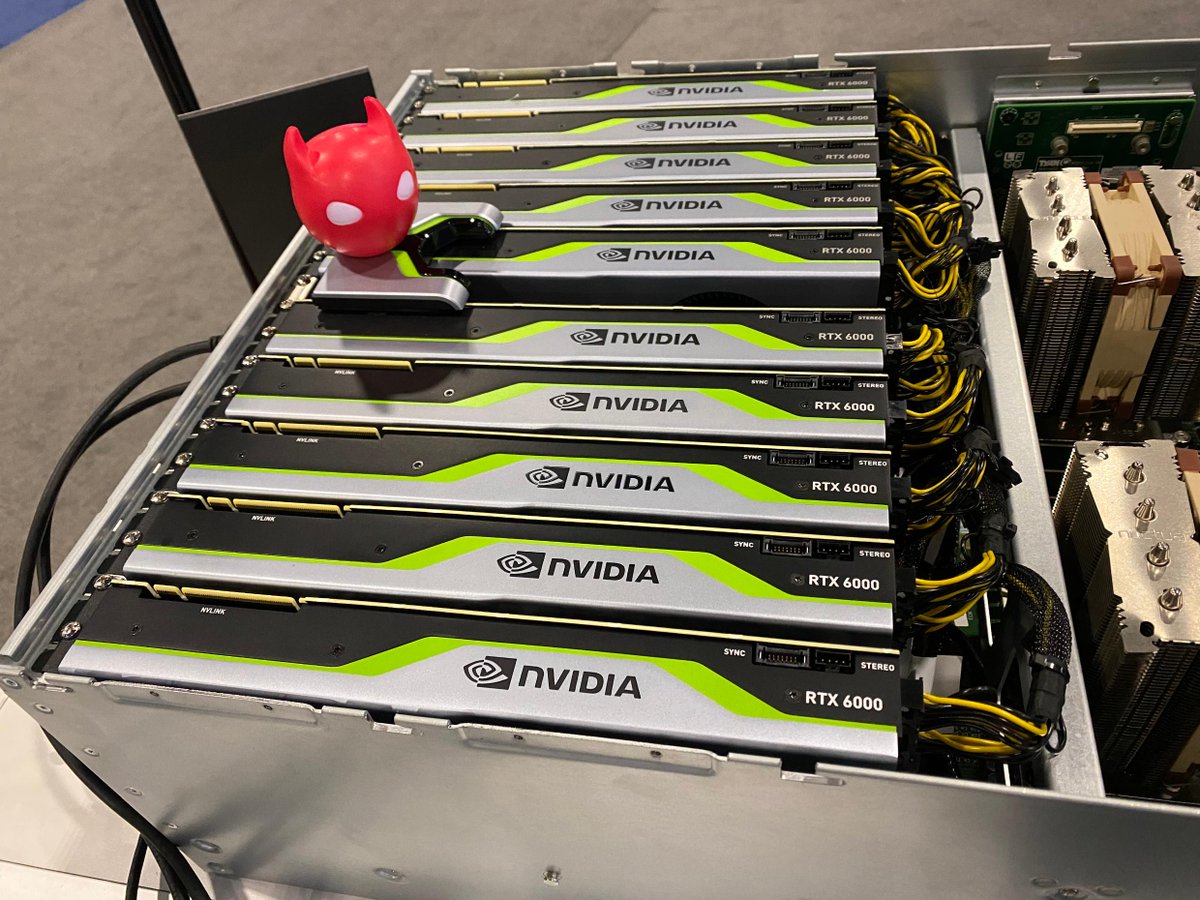 amygile_'s tweet photo. I am so excited to announce the 10GPU Real-Time Ray-Tracing system for our clients. My team is doing incredible work and this is just one output of what they can do. @NVIDIADesign @PNYTechnologies
#realtimeraytracing #leadingchange #badasstech
https://t.co/gNhk2b0jhW https://t.co/zPY8pxbNw3