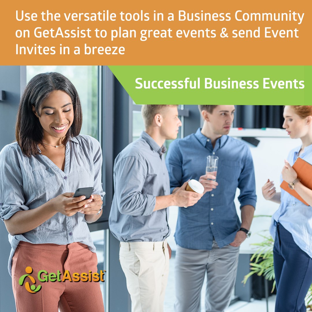 GetAssistApp's tweet photo. Plan an incredible business event in a breeze using the versatile tools in your private Business Community on GetAssist! Create detailed #EventInvites & send to all attendees via email (regardless of whether they're GetAssist members)!
https://t.co/atYwQJsIwY
#employeeengagement https://t.co/bDjvUg1rnX