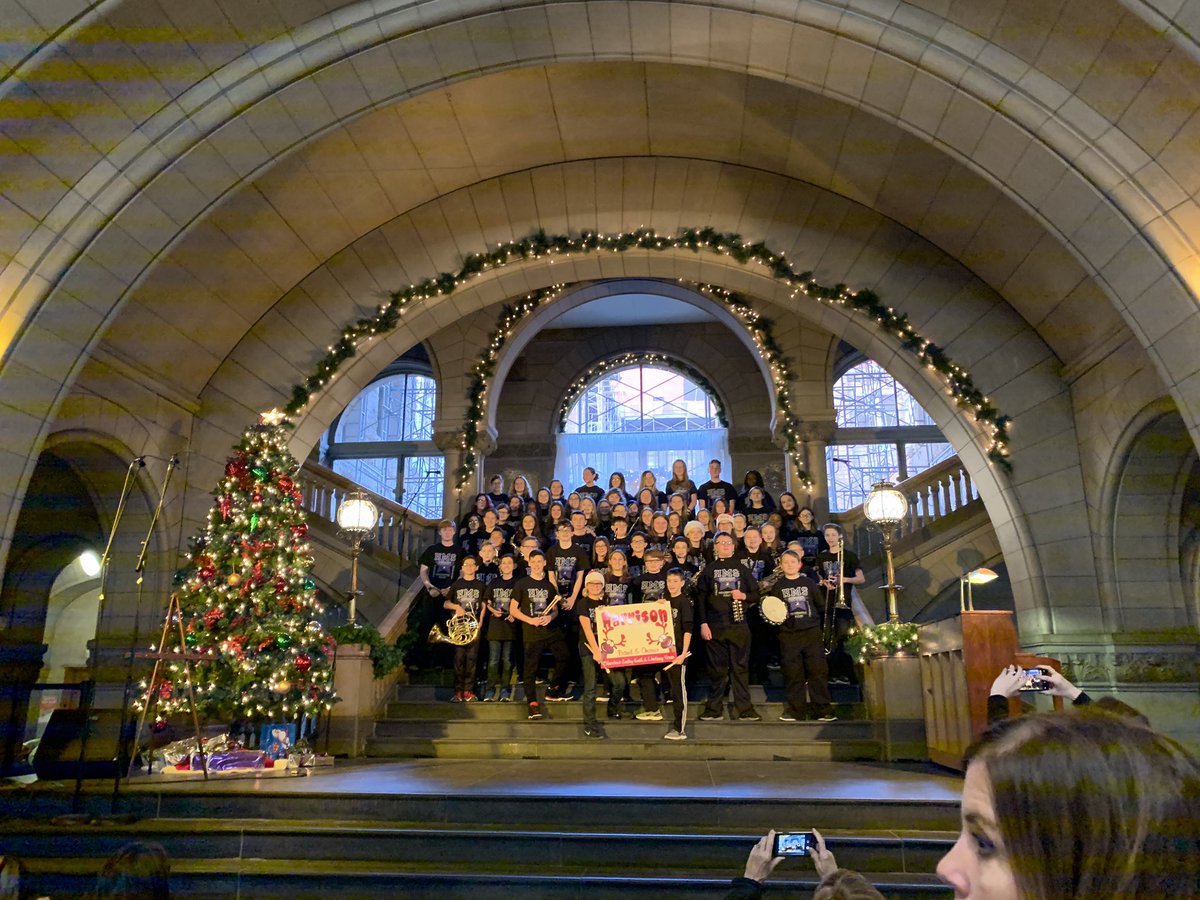 Congrats to 7th grade band and chorus for a great performance at the Allegheny County Courthouse. <a href="/BWSDMusicDept/">BWSD Music Dept.</a> @MrsVernoMusic