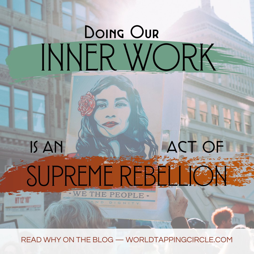 Learning to love yourself is the ultimate act of rebellion. 

This is how we end the darkness of a society driven by false appearances and greed, and turn it into a society based on what you decide is good, useful, loving, and wise. 

Read on at bit.ly/supreme-rebell…