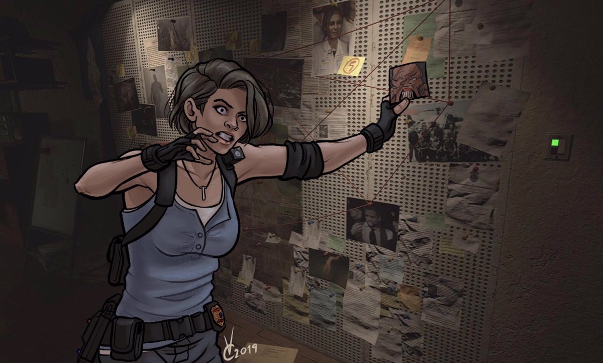 jillvalentine #re3remake #ResidentEvil3Remake #digitalartwork #ClipStudioPa...