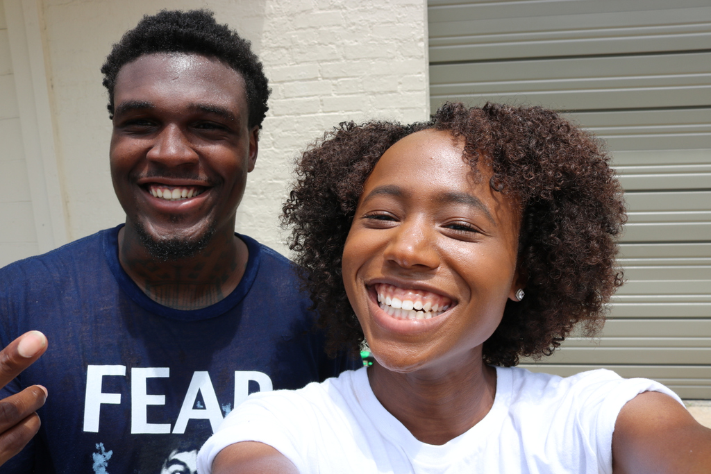 c3bhm's tweet photo. Serve God while you're young because then you can do it with 0% knee pain...and that will make anyone #smile.
Taylor and Black are all smiles while serving at an UP Event.
Connecting People To What Matters Most! #healedinjesusname #SFN #simplefolknetwork #seekgodearly https://t.co/jtZOJ6Ghpz