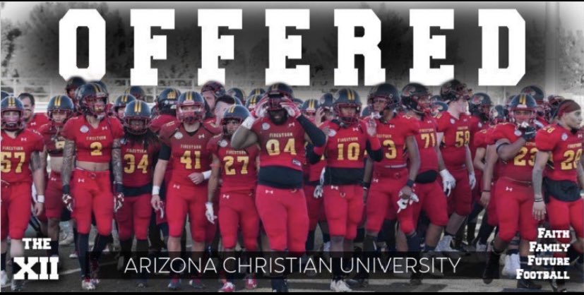 herm2real's tweet photo. Beyond Grateful to announce that I have received an offer from Arizona Christian University♥️🖤 https://t.co/cJaenEgWif