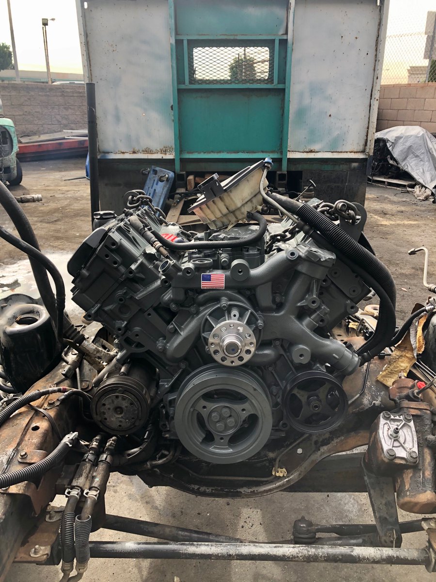 ss_repair's tweet photo. More progress on our 2004 Ford F-350 super duty 6.0L power stroke turbo diesel engine replacement. @JasperEngines #ss_repair #jasperengines #ford #f350 #superduty #sixoh #powerstroke #turbo #diesel #dieseltrucks #onestopshop #socal #montebello #ca https://t.co/zR7diPjuTV