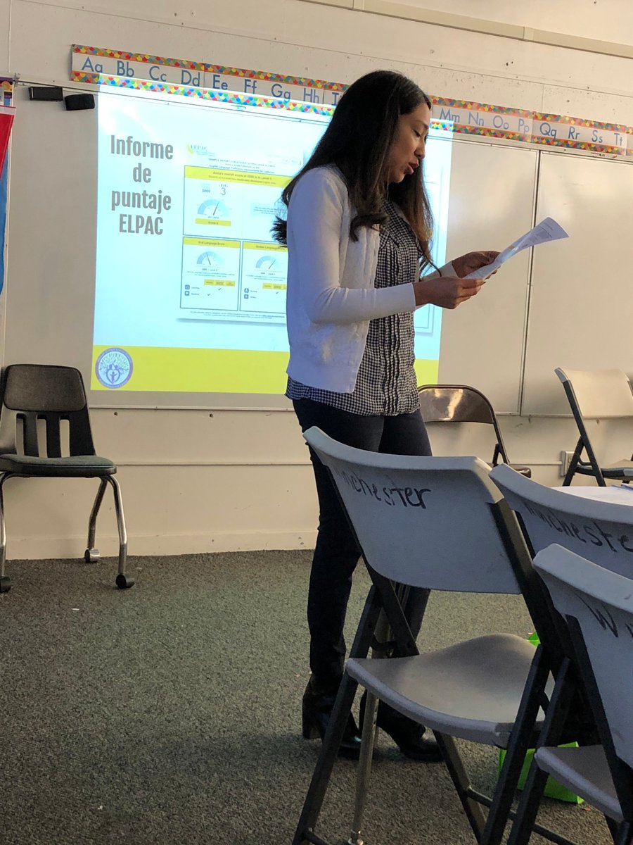 weshemet's tweet photo. Hoy nuestros padres se reunieron para aprender más sobre el próximo examen ELPAC. ¡Gracias al Centro de Padres por hacerlo posible! Gracias Miriam. #HUSDPremier https://t.co/OUP7pIaGWm