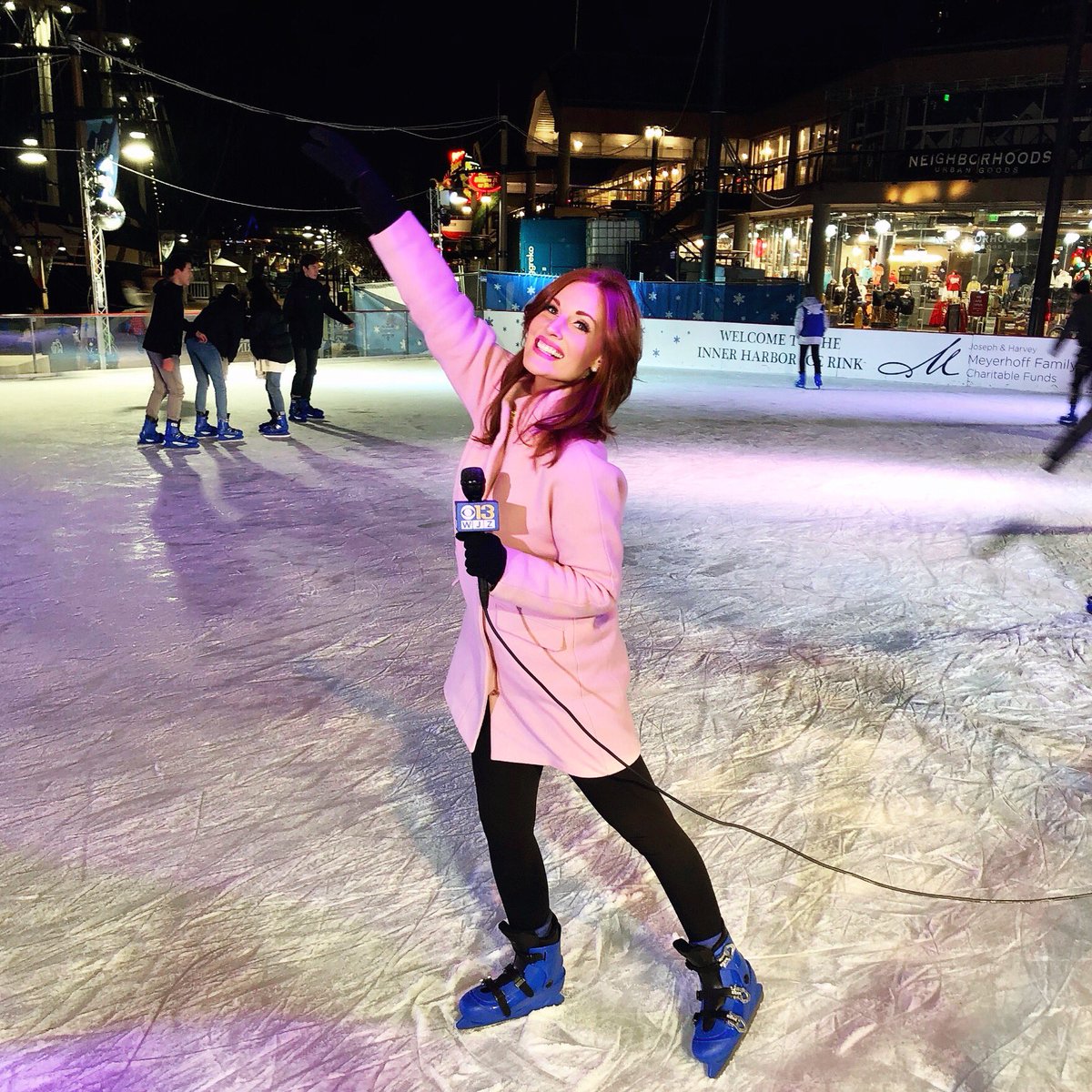 MegWJZ's tweet photo. If this whole weather thing doesn’t work out...⛸ #WJZ #MobileWeatherLab https://t.co/htnMcf5KBG