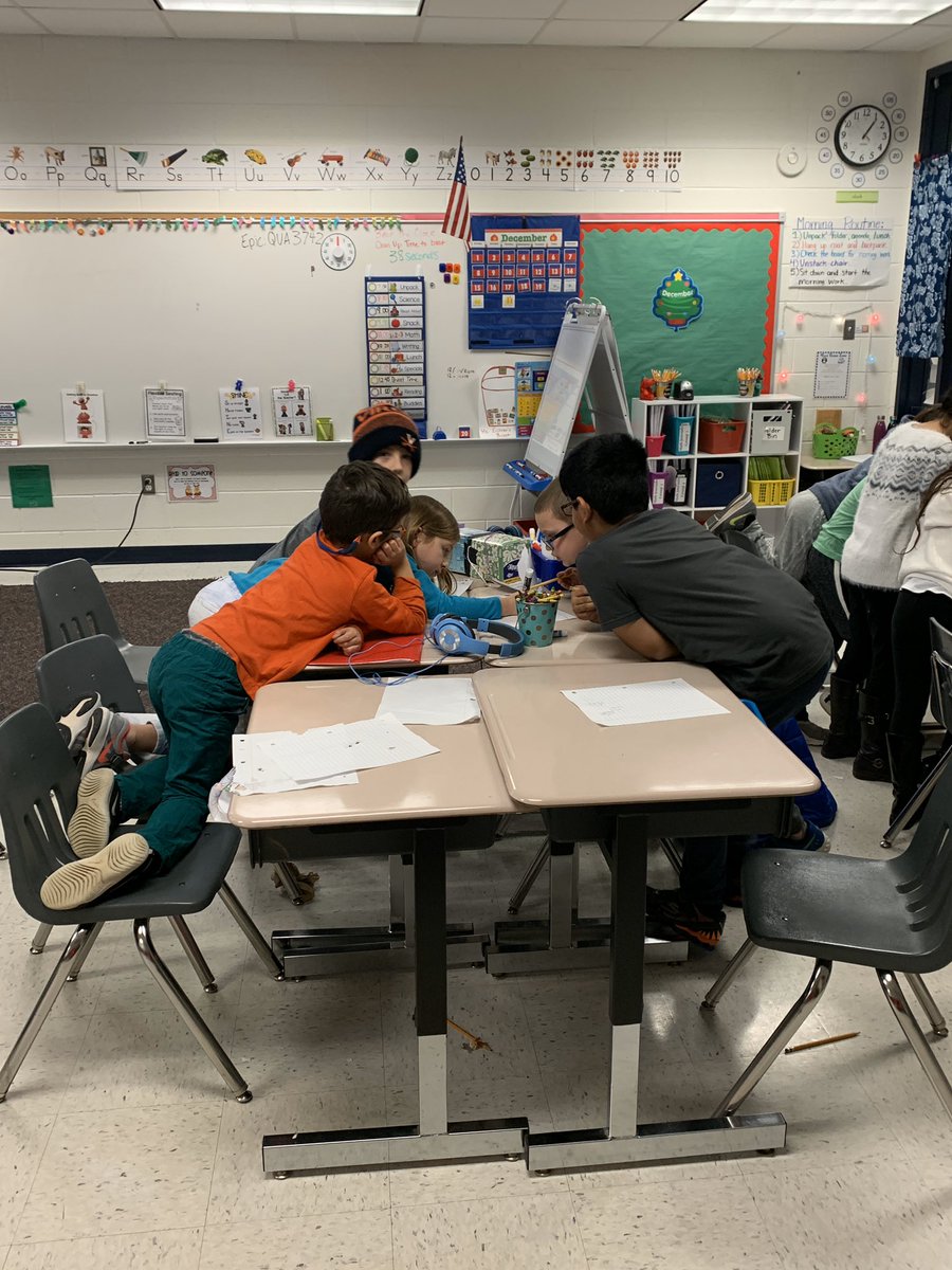 Ss enagaged and working hard on a math Holiday Breakout to review double digit addition and subtraction! So proud of my Eagles for their hard work, persistence, and team work skills today!
@LCPSLiberty