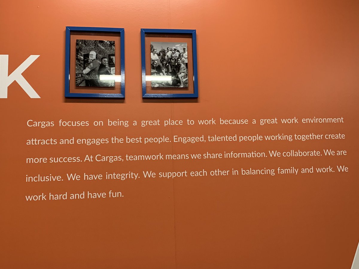 talenttapstaff's tweet photo. Today we went to visit one of our clients, @cargassystems. Loving their new wall. Who wouldn’t want to work there after reading all of this? And that patio...once the weather warms up, imagine having a morning meeting there! #talenttap #cargas #lancasterrecruiters https://t.co/lnn9UWi2F8
