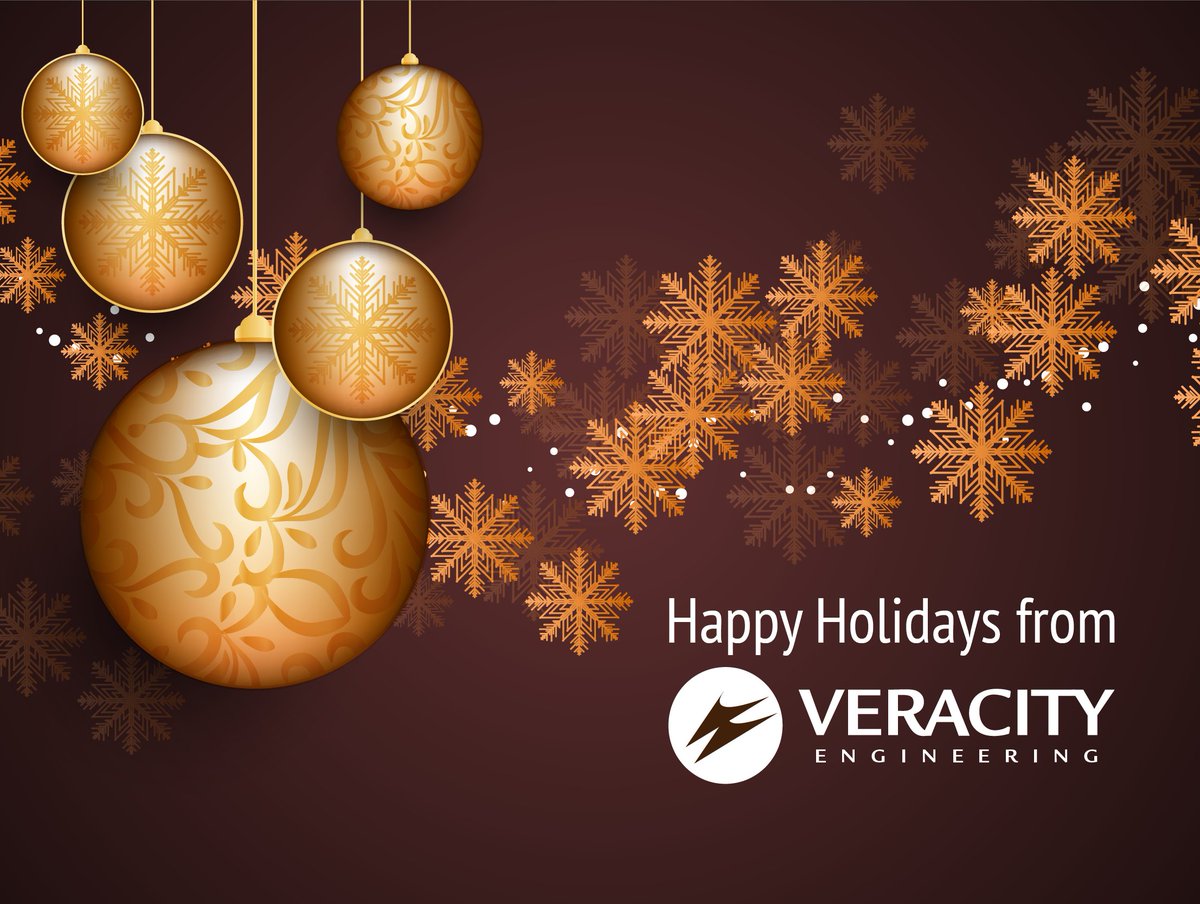 VeracityEng's tweet image. From our #VeracityFam to yours, we want to wish you a very #HappyHolidays!!!