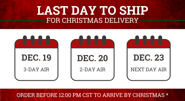 mackspw's tweet photo. Make Sure Your Order Arrives On Time!  The last to ship for Christmas delivery is almost here! https://t.co/C5uDePXibq
