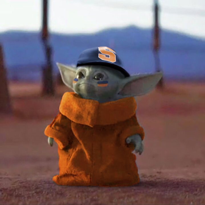 SyracuseU's tweet image. may the orange be with you 🍊