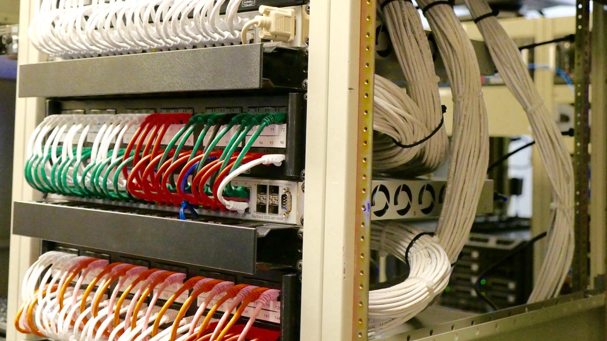 keyctech's tweet photo. All that second-hand equipment we installed. Sure, they were just off-lease PCs, decommissioned servers, switches, etc… but the end result was a symphony of IT excellence. #keyctech12things https://t.co/znRa0vayqt