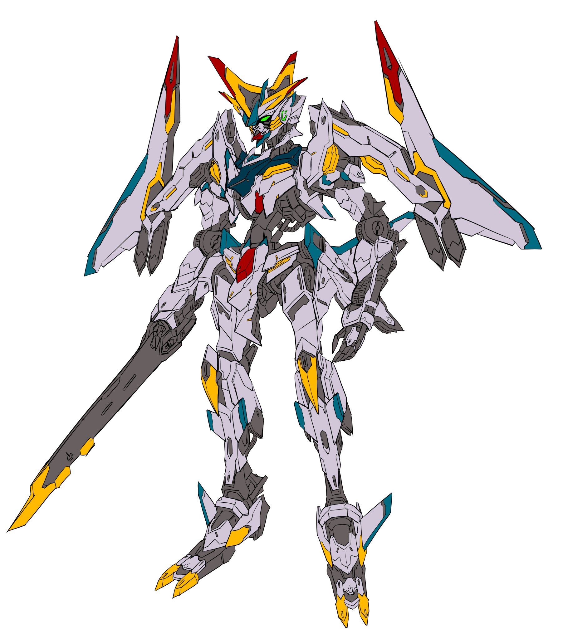 クロブチヌママ 厄祭戦時のオリジナルガンダムフレーム描いていきたい 第一弾はガンダムイポス 鳥の悪魔の名を関していて一撃離脱の飛行タイプ ゆえに紙装甲なのですぐやられる オリジナルガンダムフレーム T Co 10owpbhb4g Twitter