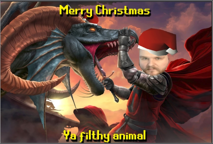 SirKngofkngs's tweet photo. DS2 HAS BEEN COMPLETED!
One of my viewers made this for me today XD
#OSRS #DragonSlayer2 https://t.co/nEN5EcseBj