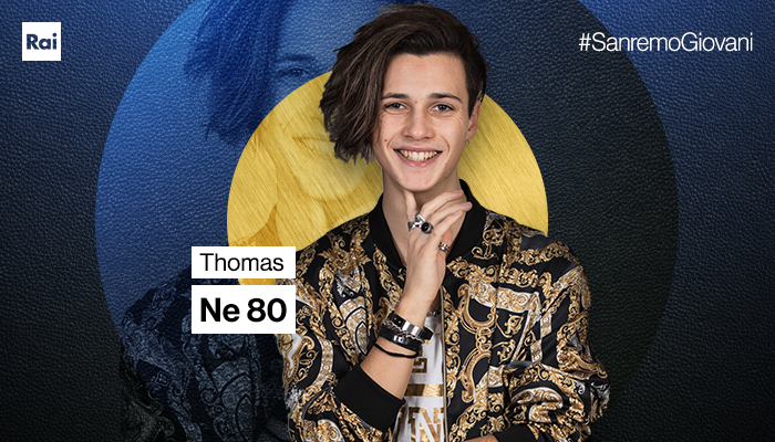SanremoRai's tweet photo. Sfida n° 1 codice 01 @ThomasOfficial #Ne80 #SanremoGiovani #Sanremo2020 https://t.co/XxLBxc35kf